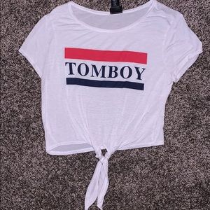 Women's Tomboy Short Sleeve White